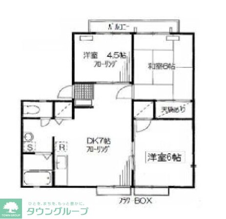 サンシティLの物件間取画像